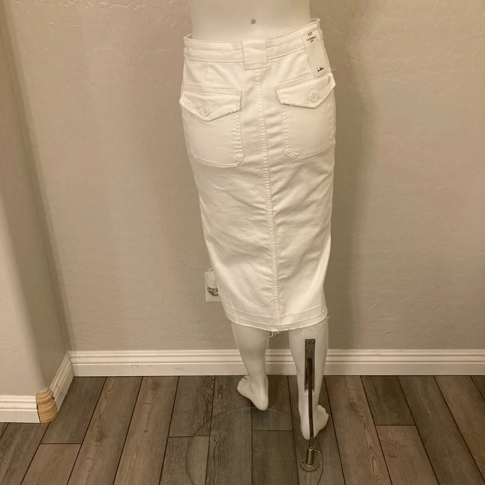 Sam Edelman The Maribelle Skirt White Denim Size 4/27